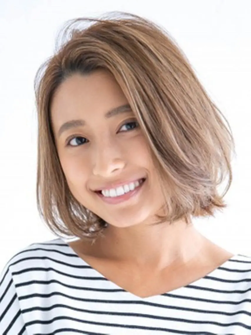 ミディアム 髪質改善/縮毛矯正 今井ノブヤスのヘアスタイル