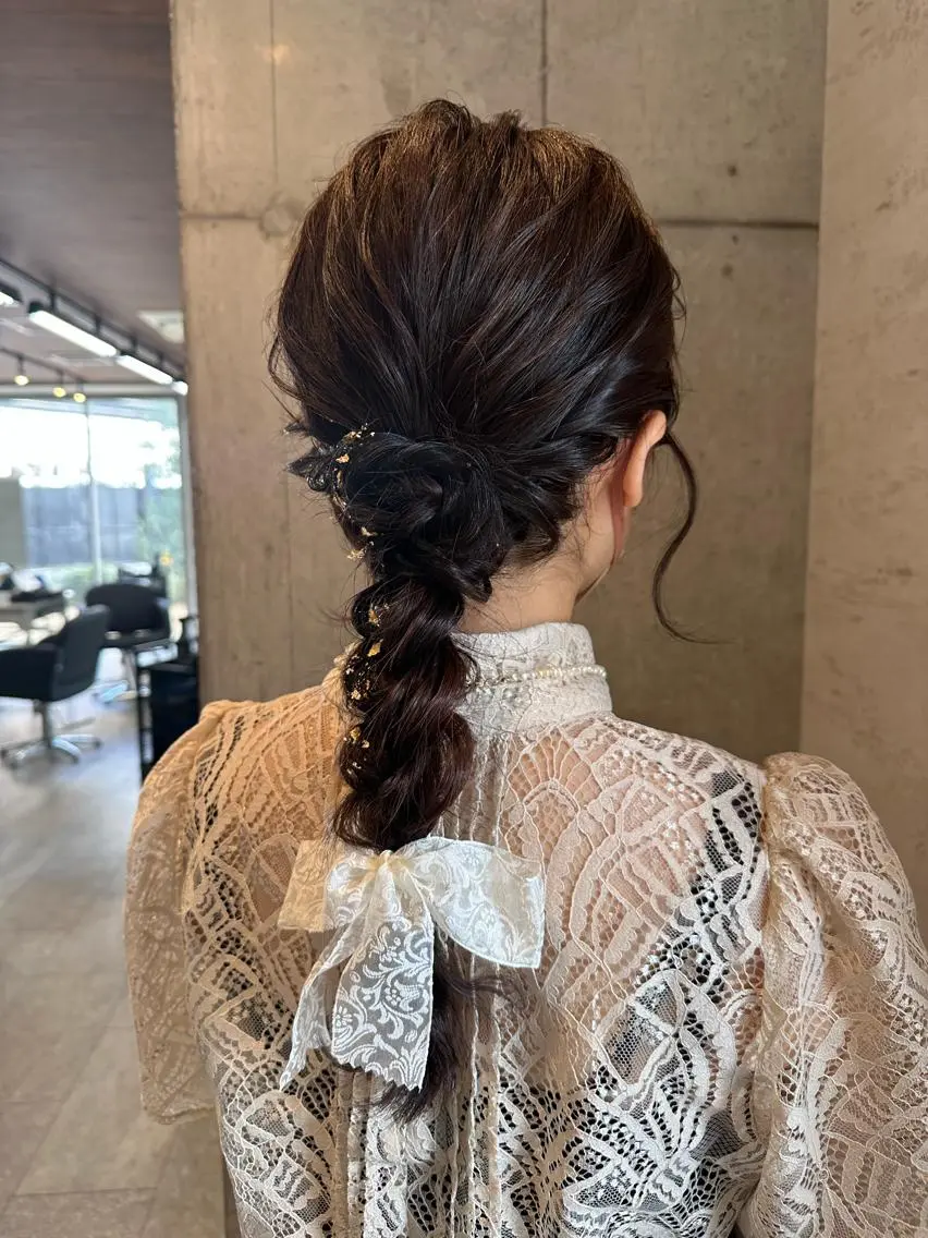 ロング ヘアアレンジ 🎀ヘアセット/艶髪 /はやしほのか🎀のヘアスタイル