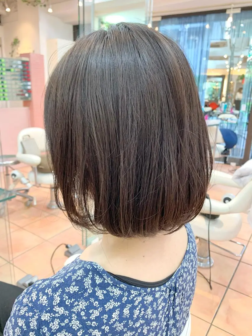 ショート カラー 髪質改善 Blumeのヘアスタイル