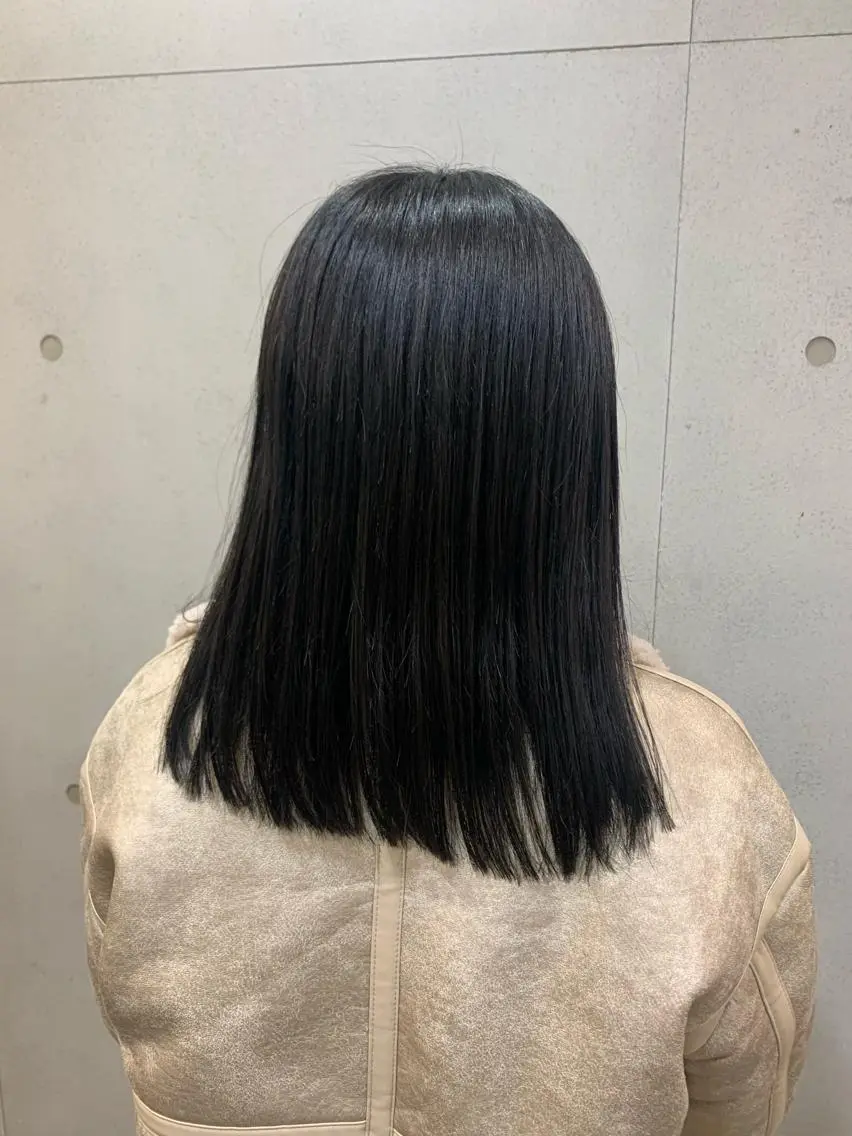 ミディアム おせ ちさとのヘアスタイル