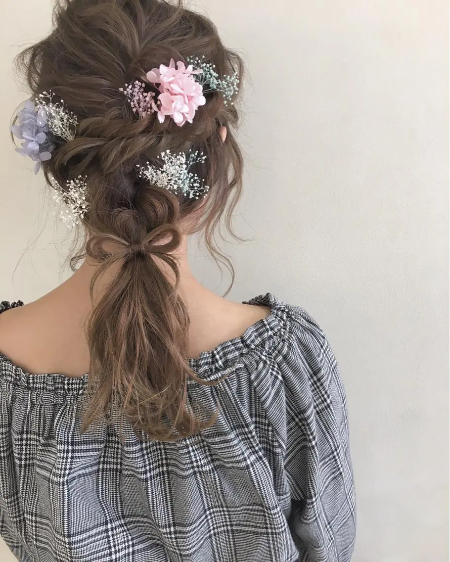 セミロング ヘアアレンジ 柳澤 興輝のヘアスタイル
