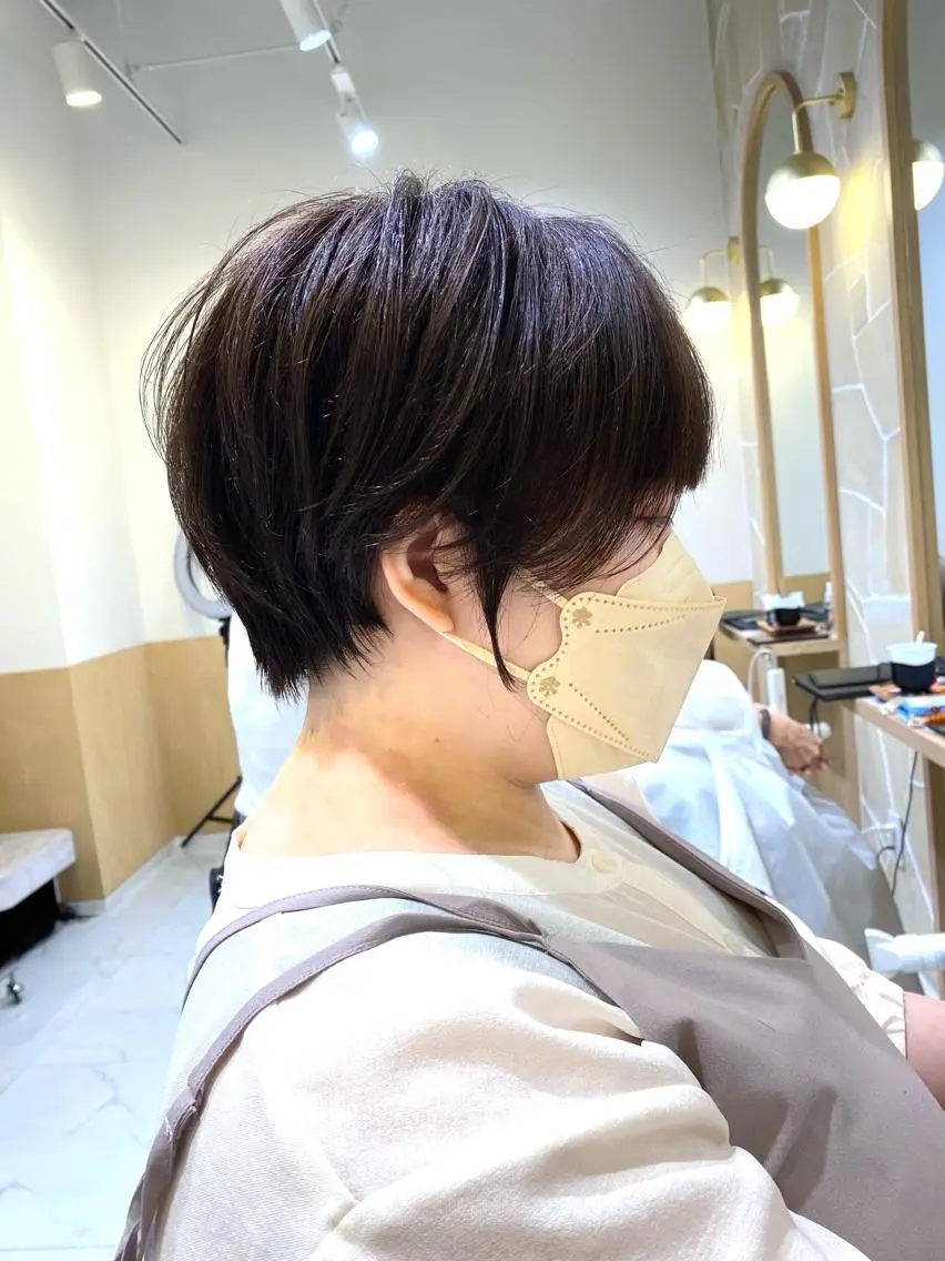 ショート ショートヘア 坂井 茅聖のヘアスタイル