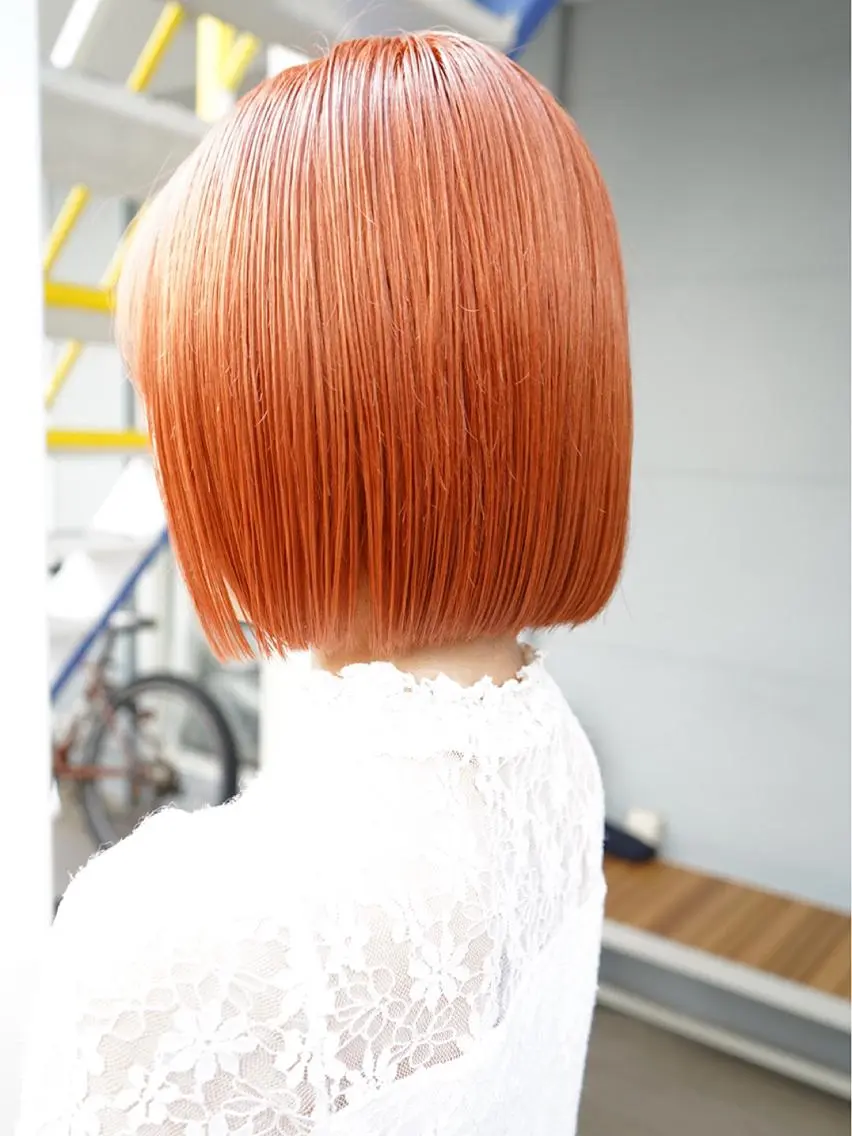 ミディアム カラー ヘアアレンジ ヘアカラー トリートメント lani ブリーチ /ダブルカラーのヘアスタイル