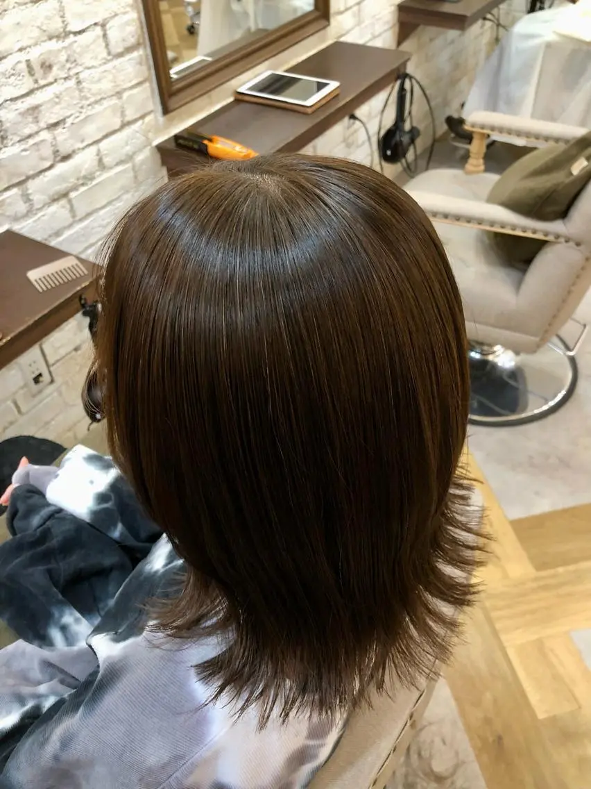ミディアム 鷺沼駅徒歩1分 キシタクのヘアスタイル