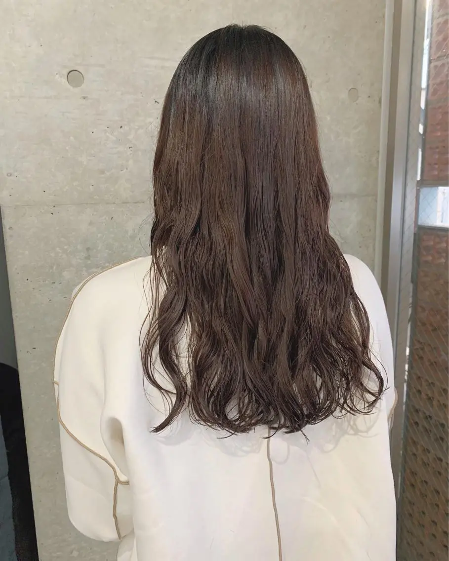 ロング パーマ カット パーマ トリートメント ボブパーマコテ巻き風 パーマNo1深江秀平のヘアスタイル