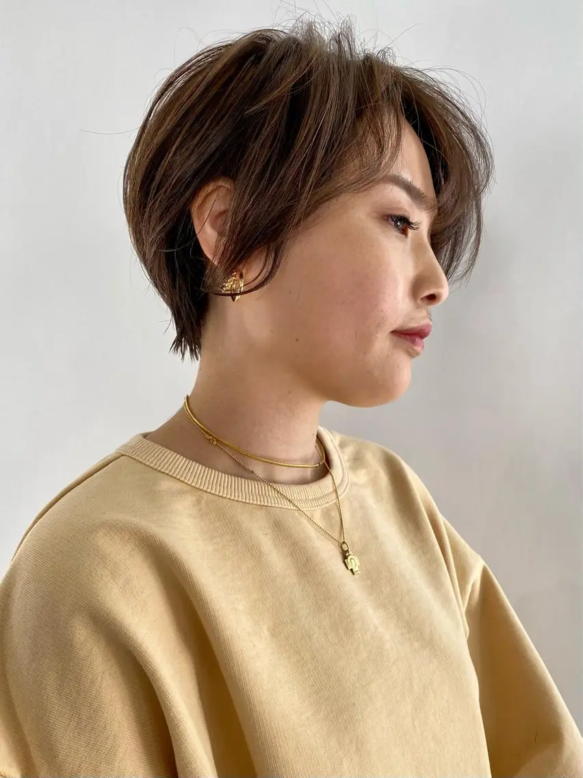 ショート カラー カット トリートメント KOOKI スティードトーキョーのヘアスタイル