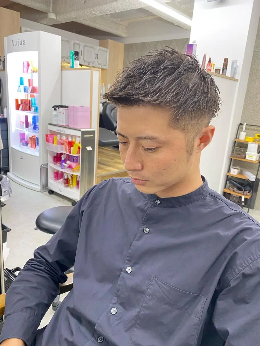ショート メンズ カット 八谷 将平のヘアスタイル