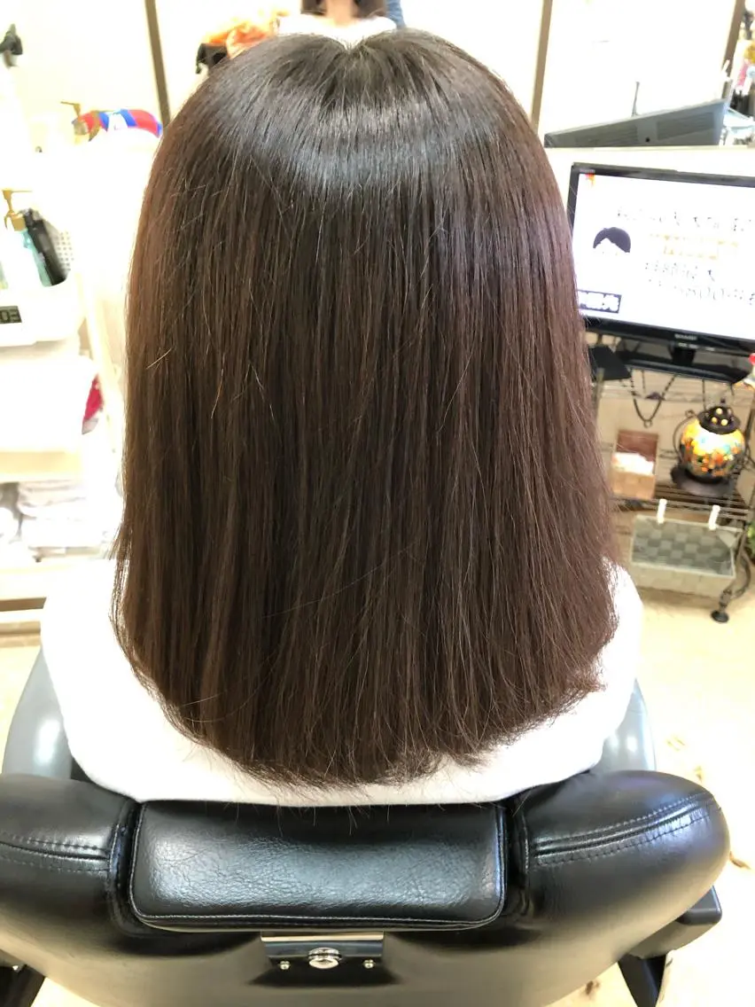 ミディアム 石塚 浩のヘアスタイル