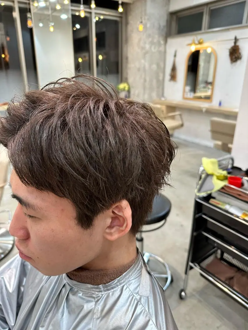 ショート アッシュ アッシュブラウン ヘアカラー ❄️高野 杏介❄️ツヤ髪得意!のヘアスタイル
