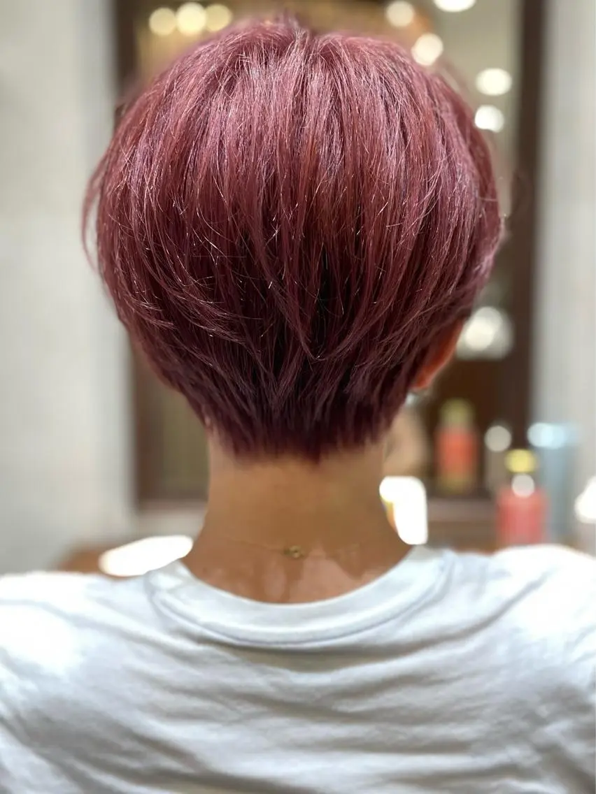 ショート カラー ✨大川 錬✨ -7歳若返りショートのヘアスタイル
