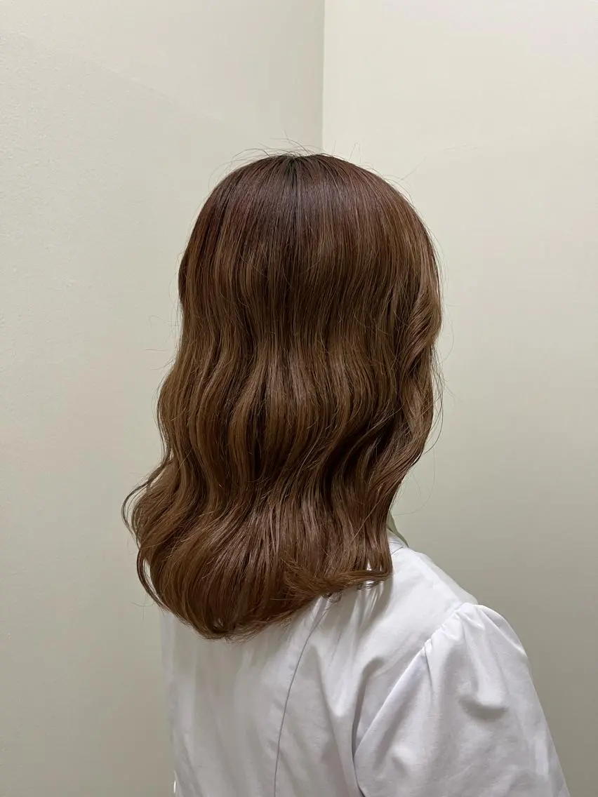 ミディアム ヘアアレンジ -みつま はるな-のヘアスタイル