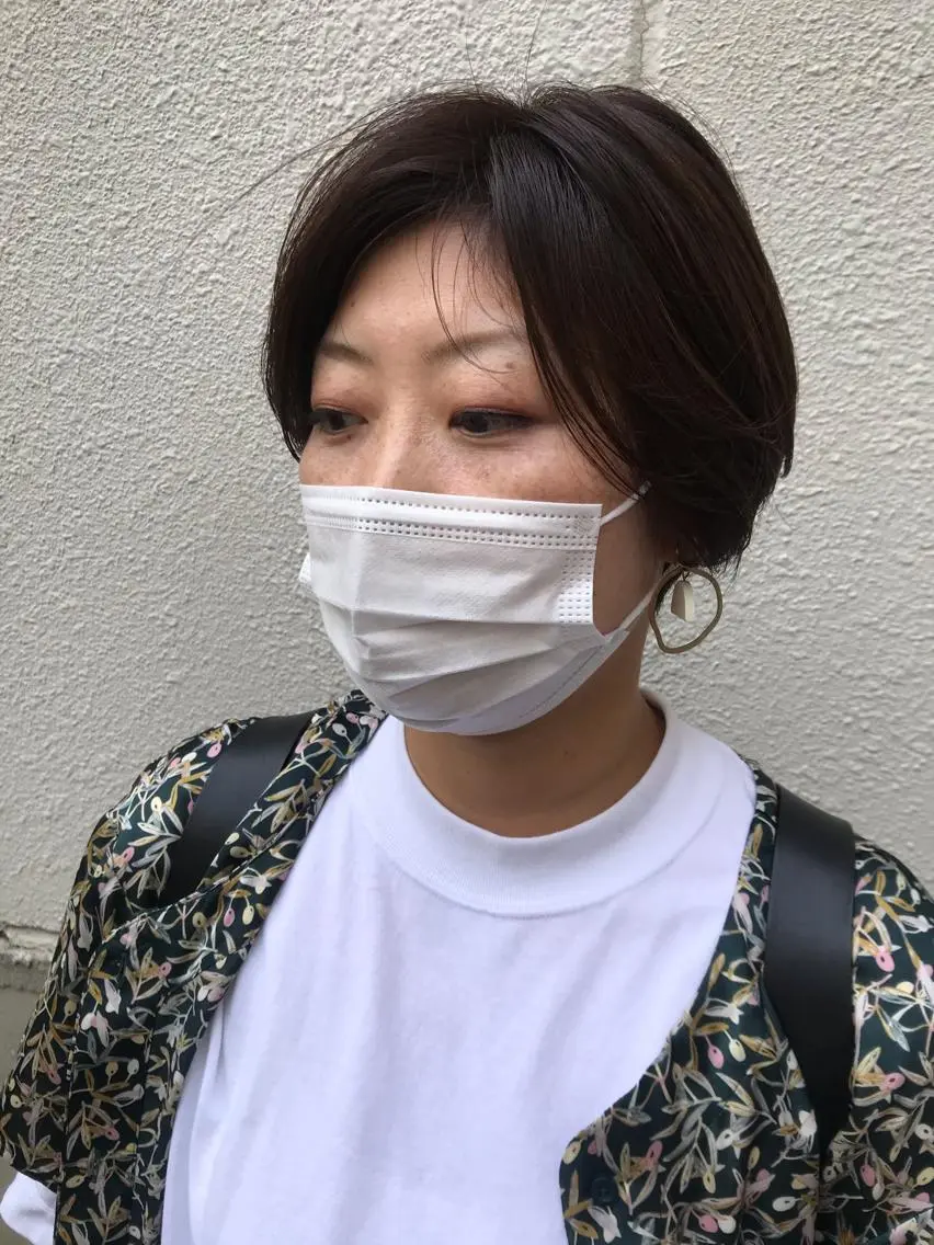 ショート ショートヘア カット ヘアカラー トリートメント ayane⭐️ボブ・ ショート・パーマのヘアスタイル