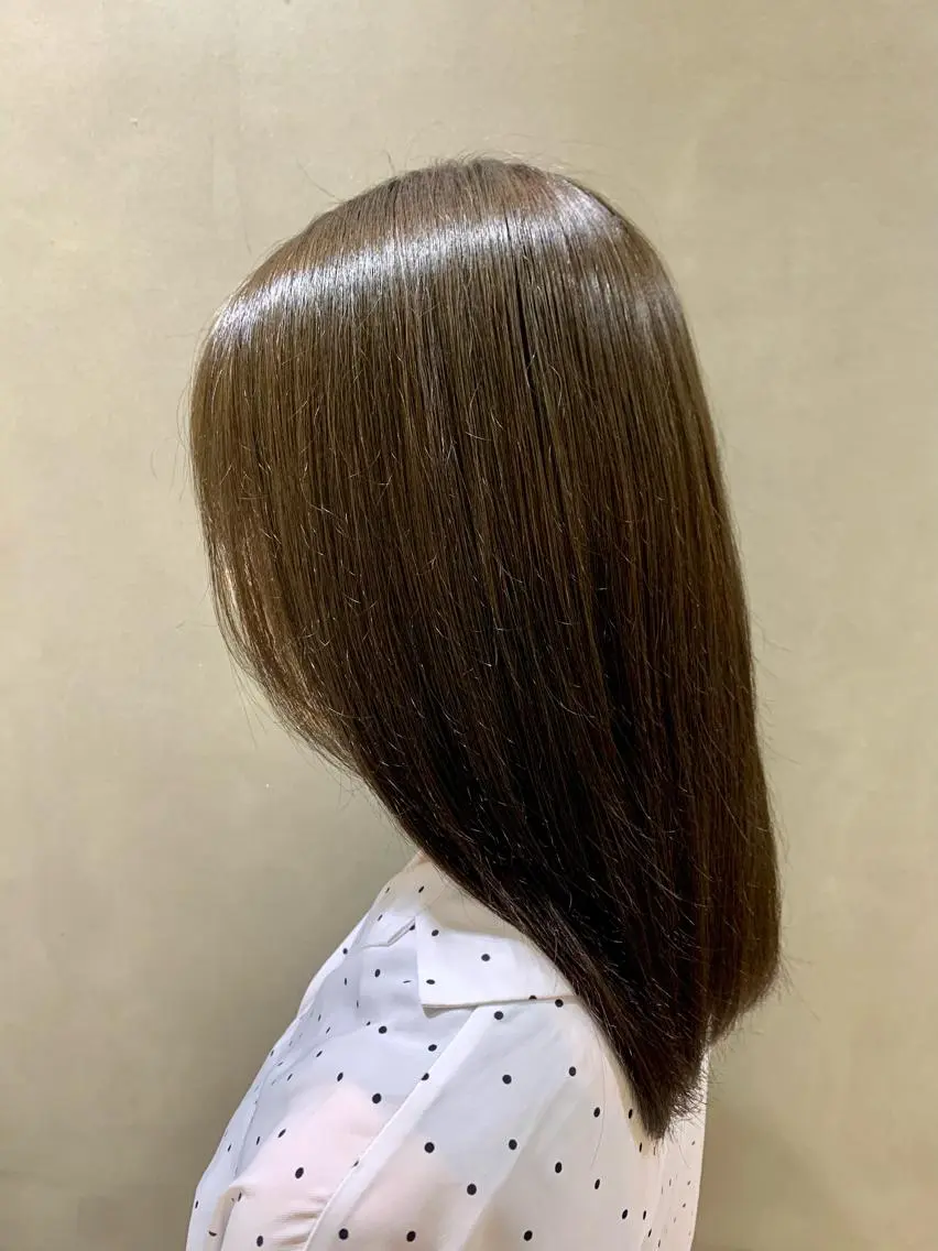 ミディアム ヘアカラー 庄司 沙羅のヘアスタイル