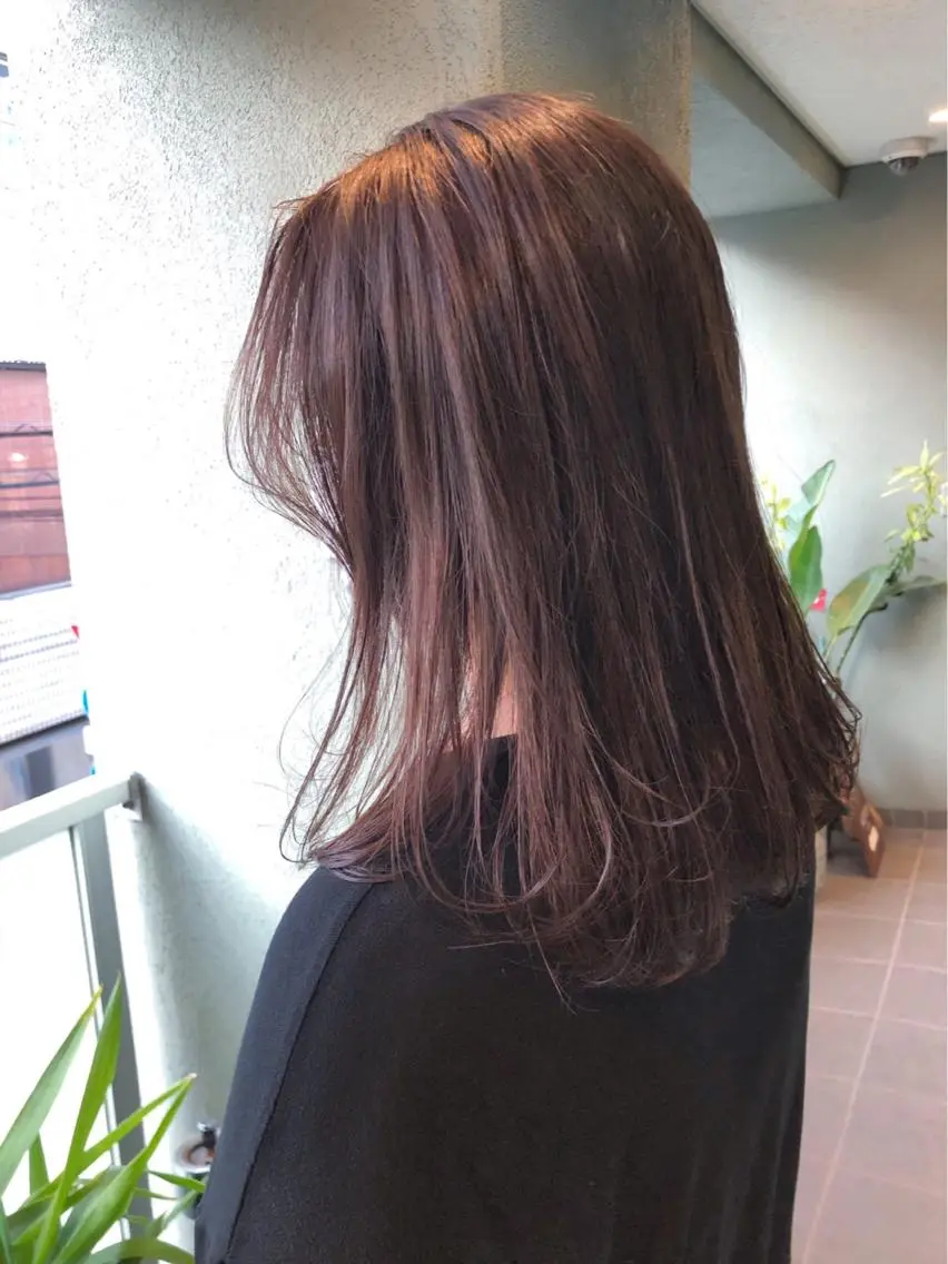 ミディアム カラー カット ヘアカラー トリートメント HIROKI ”博多 /ボブのヘアスタイル