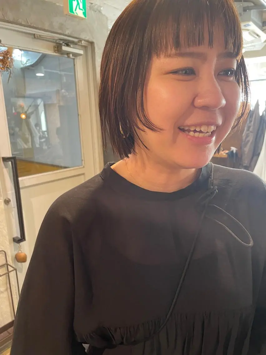 ショート カット ヘアカラー トリートメント ayane⭐️ボブ・ ショート・パーマのヘアスタイル