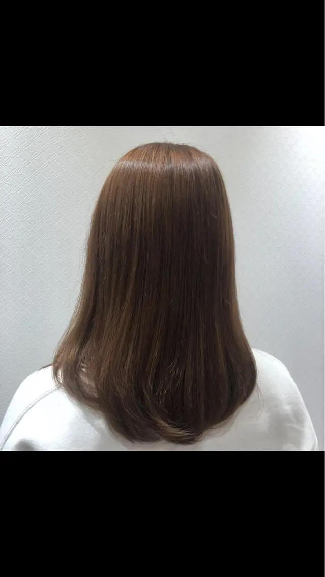 セミロング カラー 森本　舞✴︎ 似合わせパーマのヘアスタイル