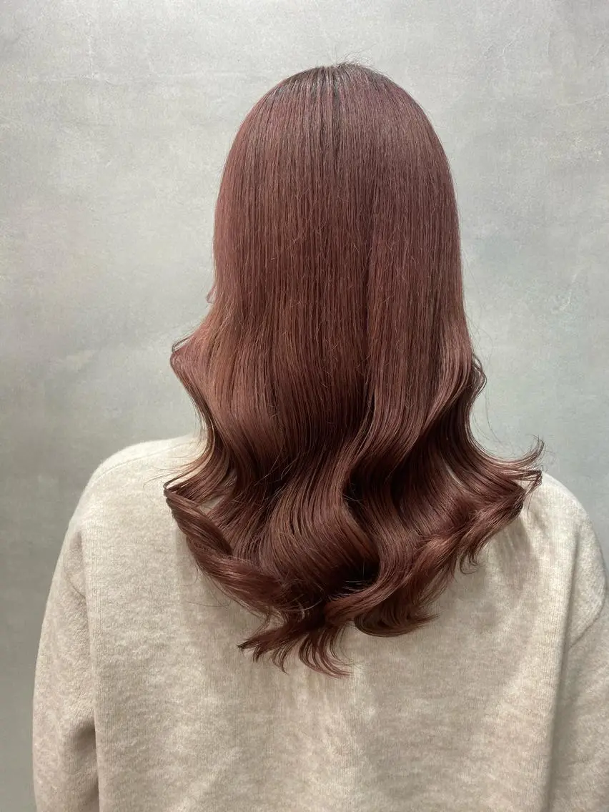 ミディアム カラー ヘアアレンジ ショートボブ 編み込みエクステ シールエクステ ミディアムパーマ バレイヤージュ FAAM Tsuneのヘアスタイル