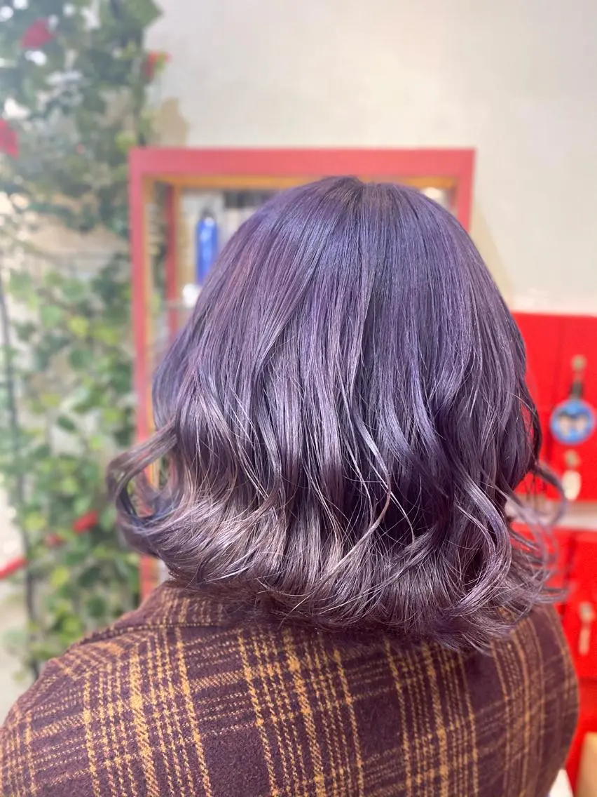 ショート アッシュ ヘアカラー ゆぴ☾‪/推しカラー /ハイトーンのヘアスタイル
