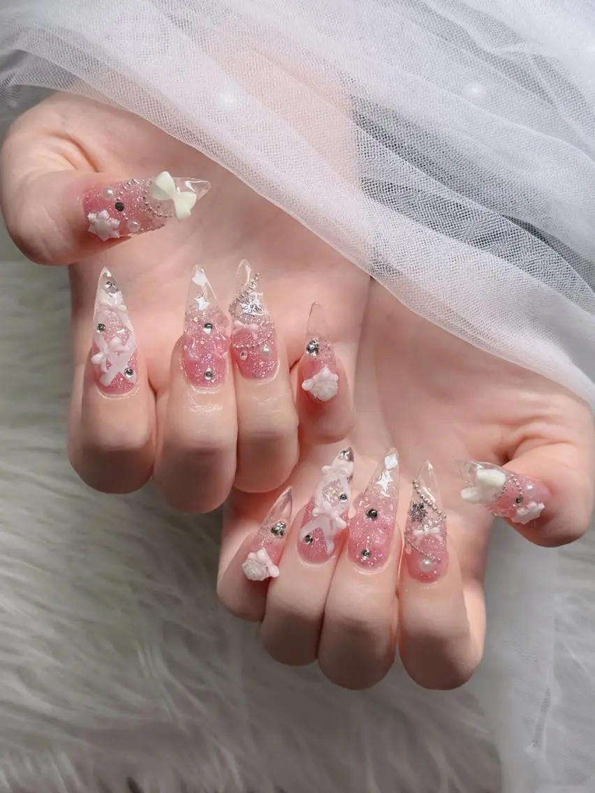 ネイル フレンチネイル ジェルネイル ハロウィン 韓国ネイル マグネットネイル ハンドネイル H.baby Nail Salonのネイルデザイン