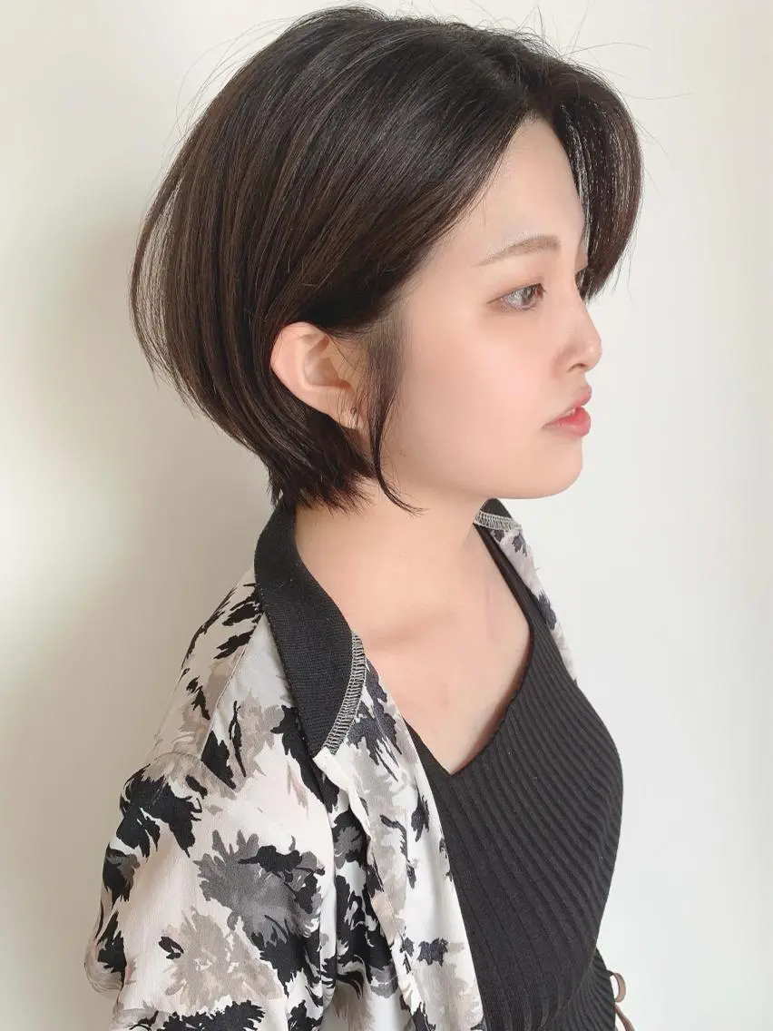 ショート カット 🎉骨格矯正カット ばば　としまさのヘアスタイル