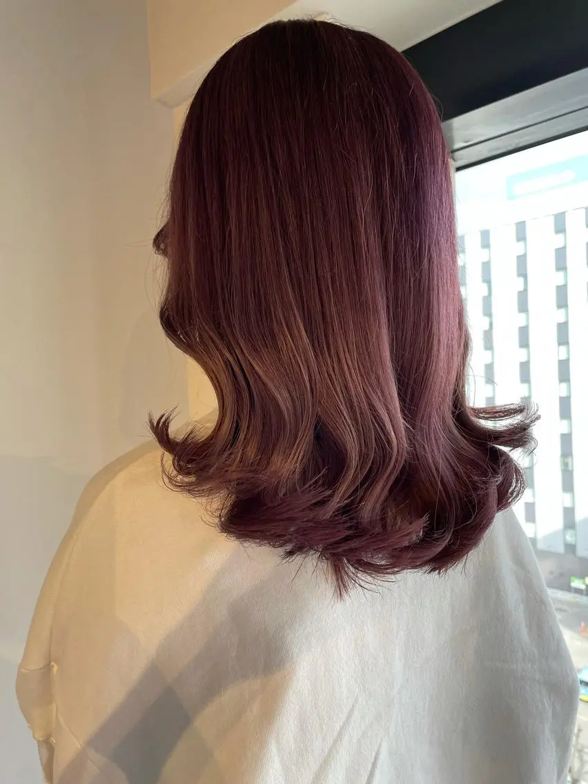 ロング カラー ヘアアレンジ マツエク・マツパ 透明感カラー/推しカ ラー☁️JURAのヘアスタイル