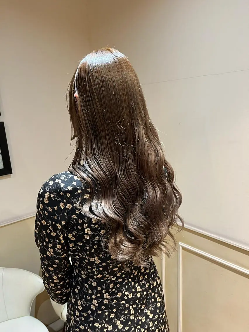 ロング ヘアカラー トリートメント ヘアセット メンズパーマ特化 望月謙二郎のヘアスタイル