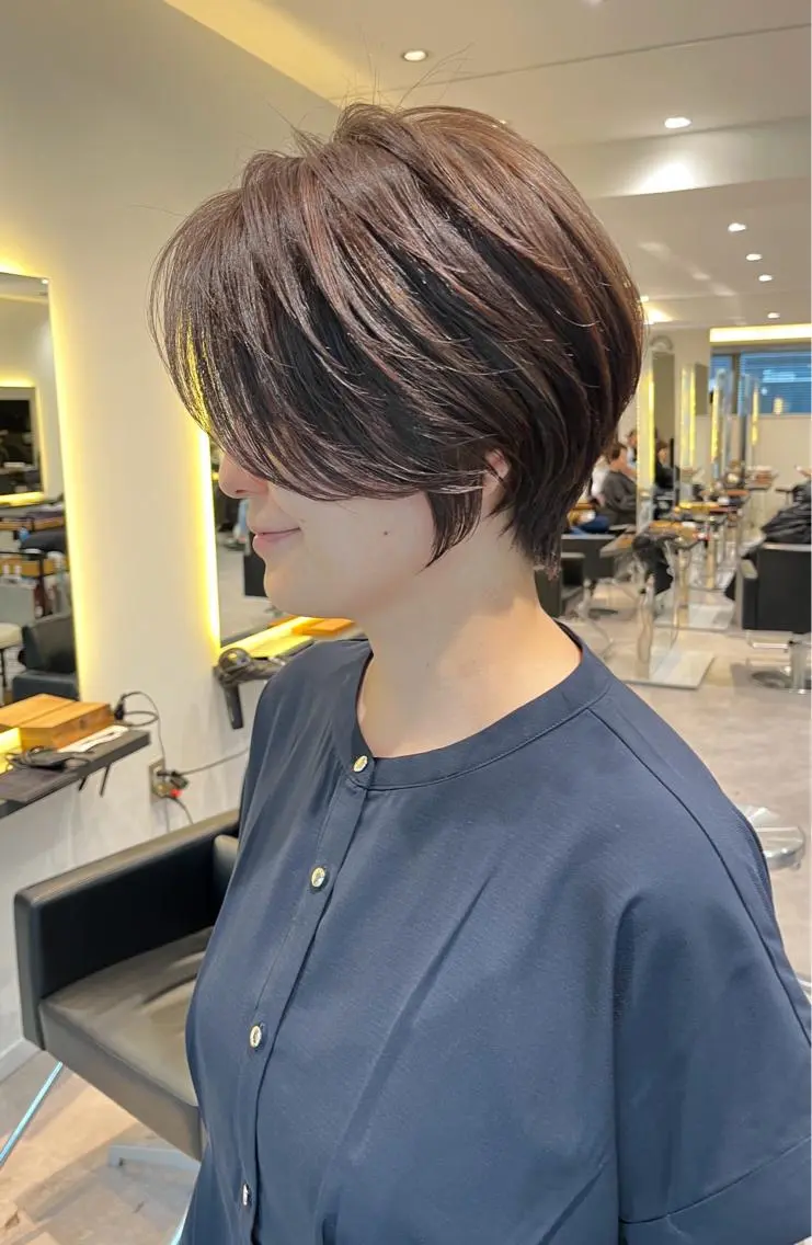 ショート 襟足でお悩みの方✂︎ くびれ職人ハシモトのヘアスタイル