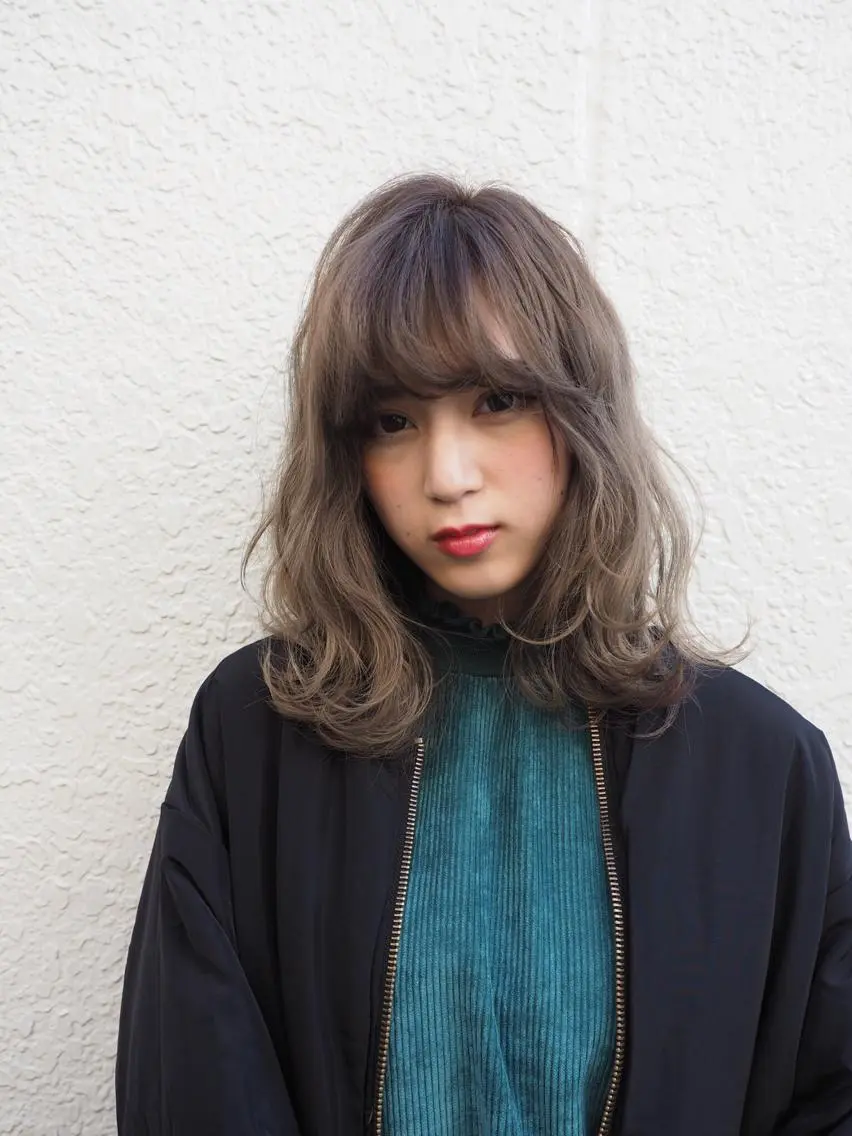 セミロング 烏丸韓国ヘア🇰🇷 ayaka🎀のヘアスタイル