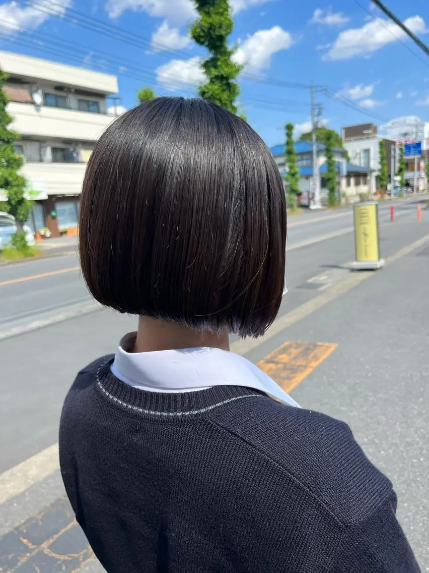 カット 縮毛矯正 トリートメント 井澤 和花のヘアスタイル