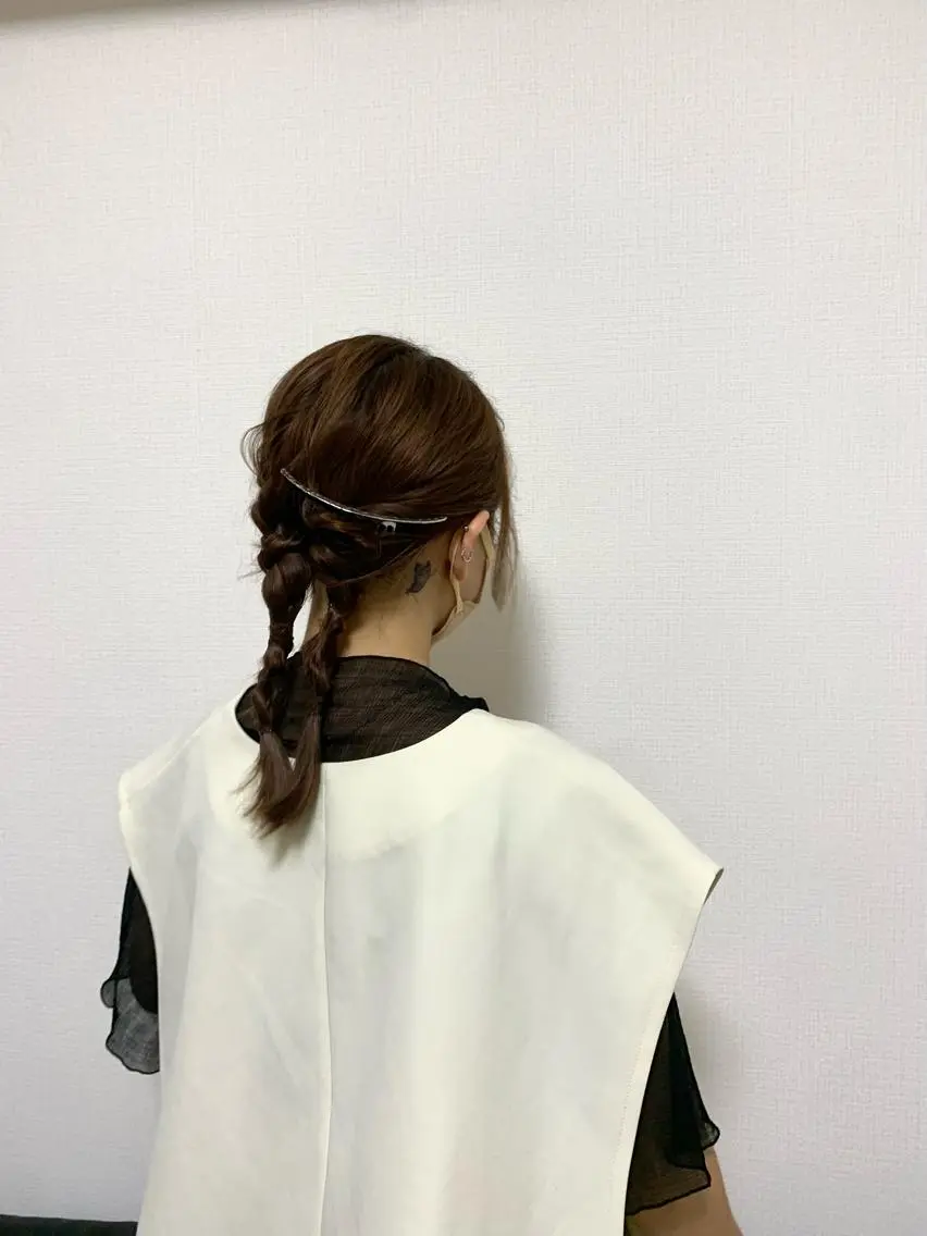ヘアアレンジ ピンクカラー/ mana🎀のヘアスタイル