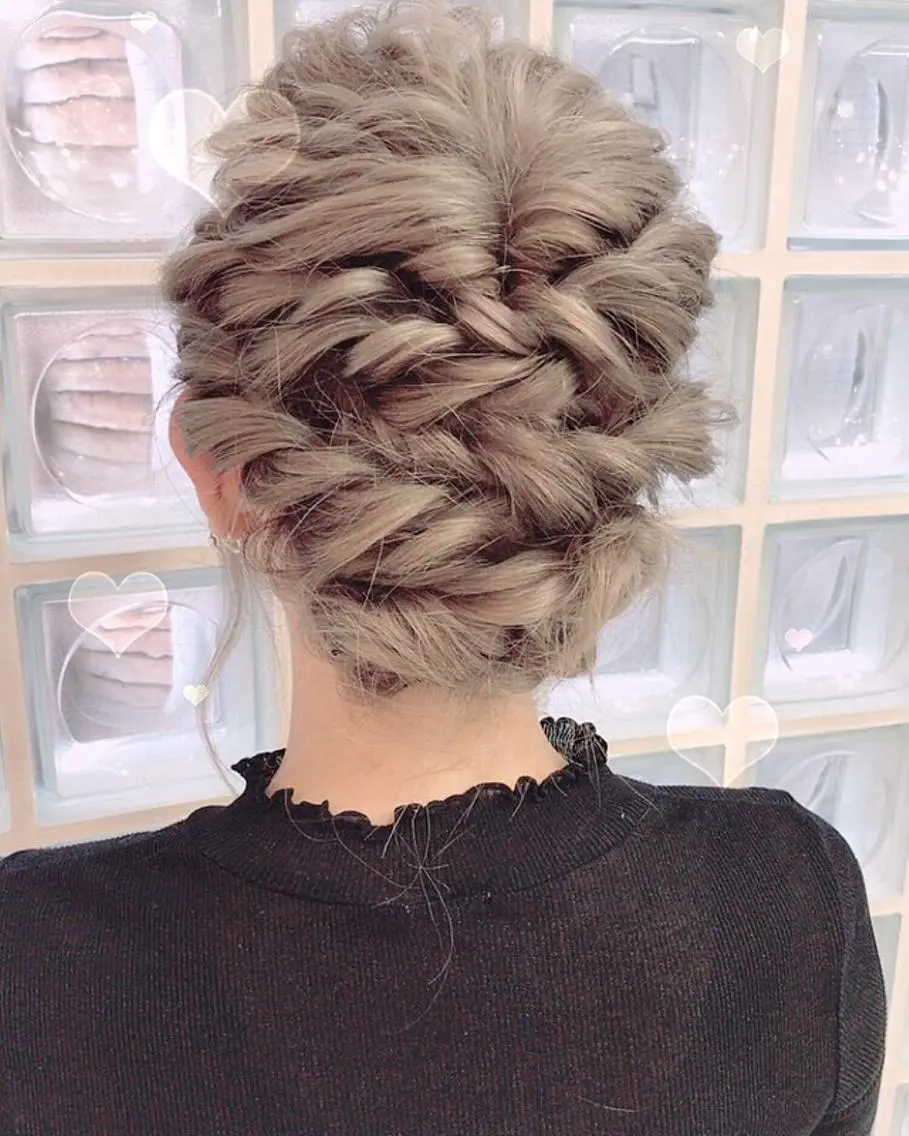 セミロング カラー パーマ ヘアアレンジ 神山 昌子のヘアスタイル