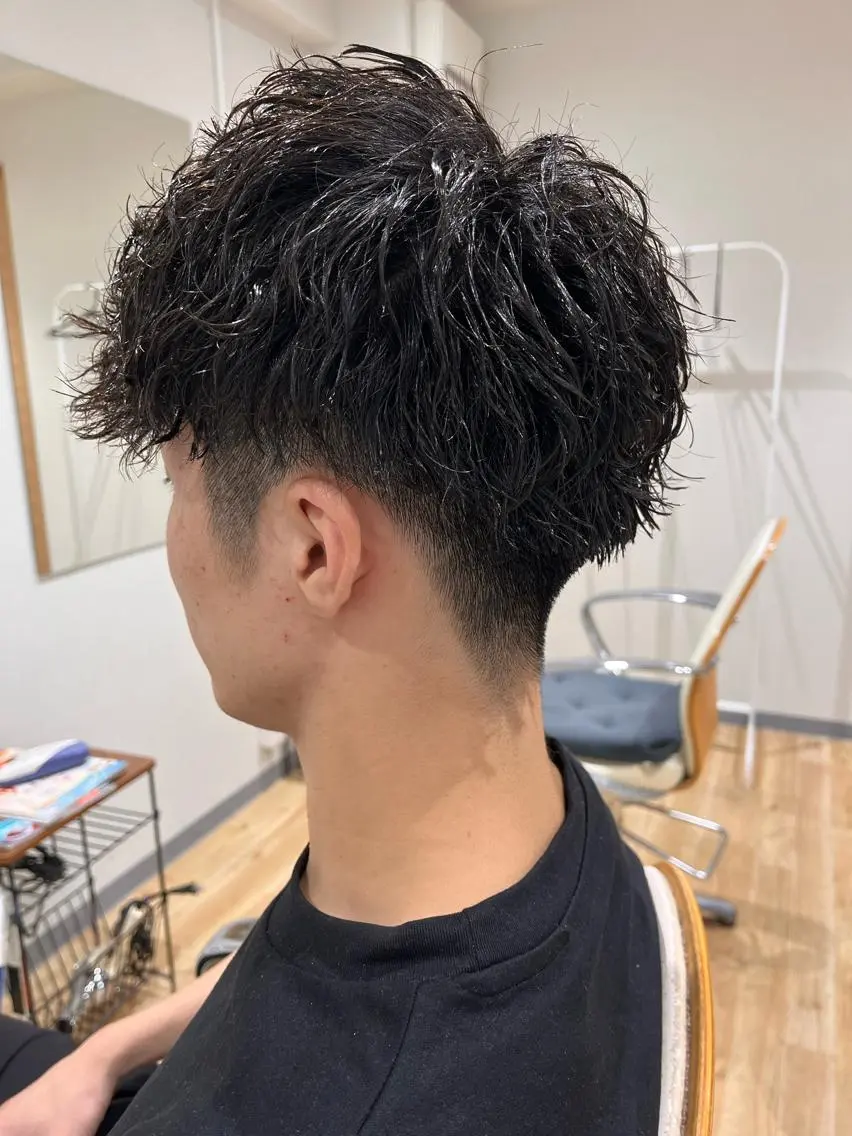 ショート パーマ カット パーマ Men'ssalon LiG／kaitoのヘアスタイル