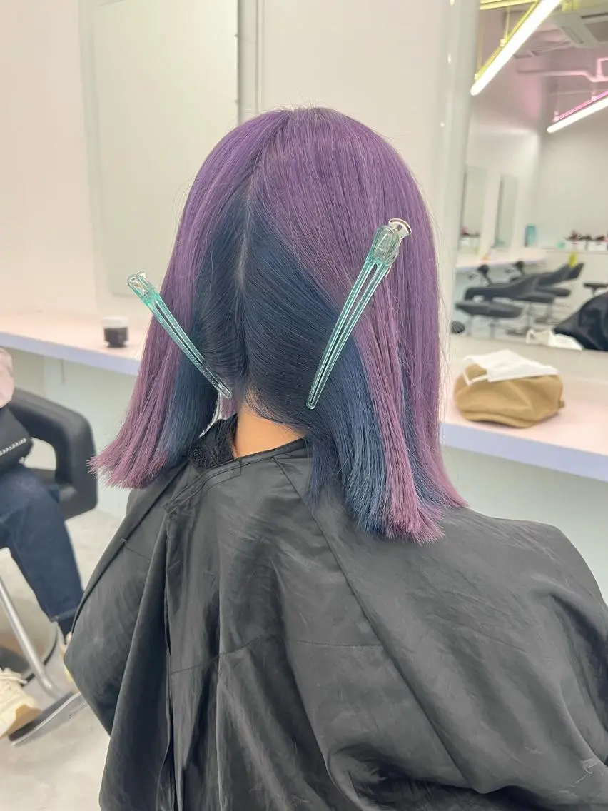 ミディアム カラー パーマ ヘアアレンジ メンズ キッズ ネイル マツエク・マツパ KANAMI 🌏のヘアスタイル