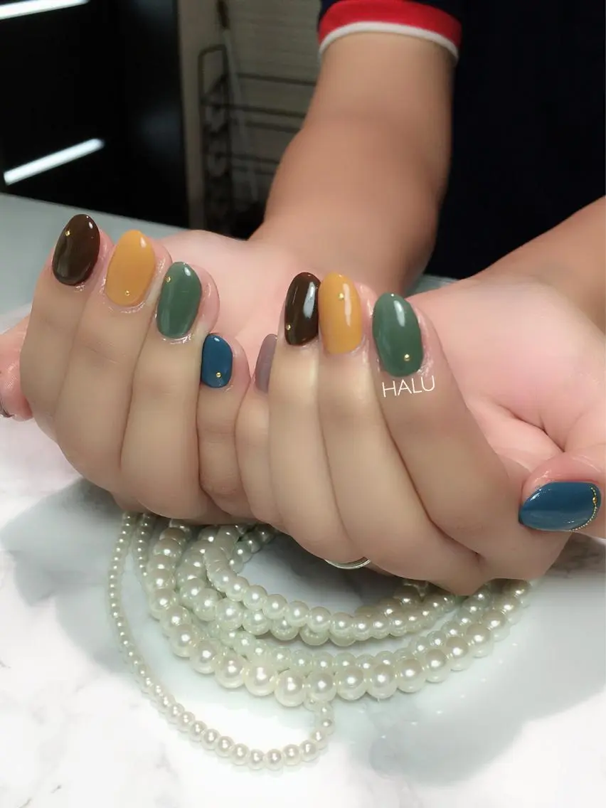 ネイル シンプルネイル HALU ハルのネイルデザイン