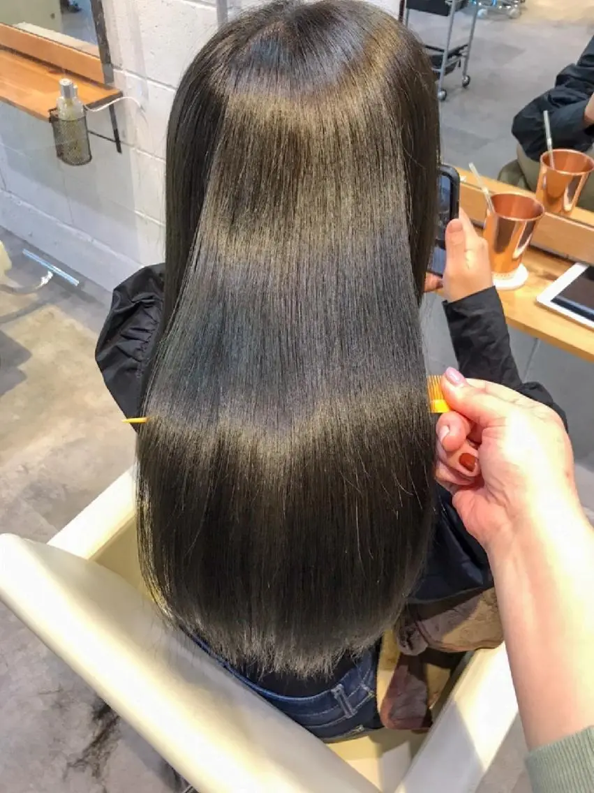ロング 加藤 健太のヘアスタイル