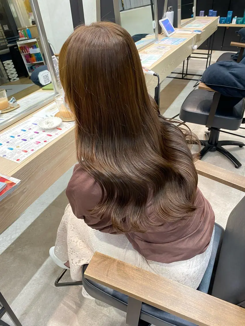 ロング メンズ縮毛矯正 ニュアンスパーマのヘアスタイル