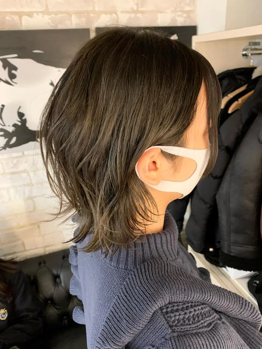 ミディアム ウルフカット ✨ハイトーン✨艶髪 ✨髪質改善✨和田のヘアスタイル