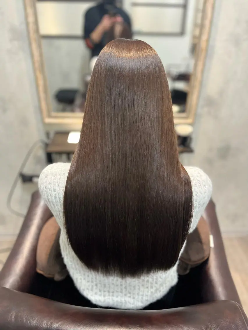 ロング 髪質改善 トリートメント ⚜髪質改善東京 エリア1🏅マコト⚜のヘアスタイル