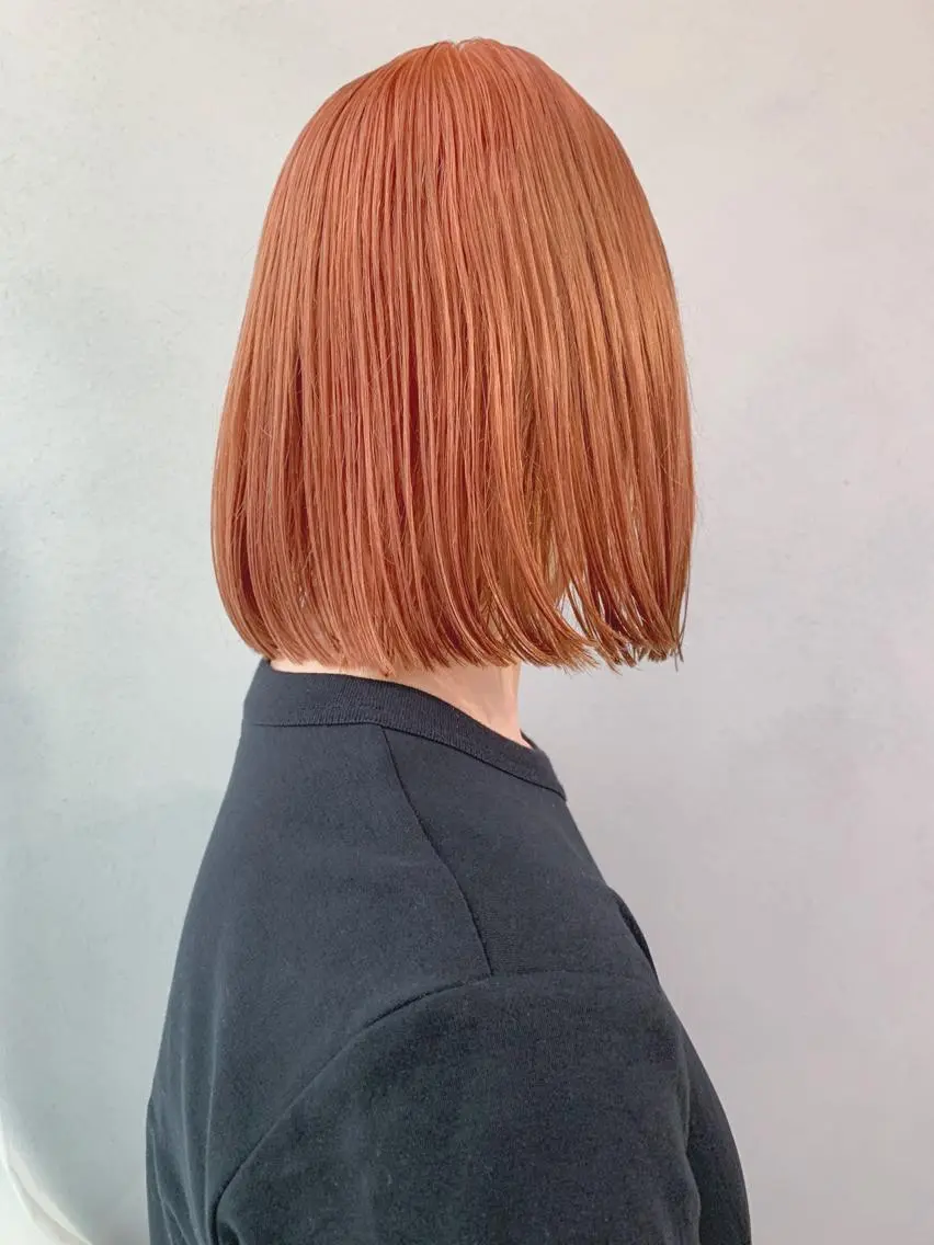 ショート カラー ボブパーマコテ巻き風 パーマNo1深江秀平のヘアスタイル