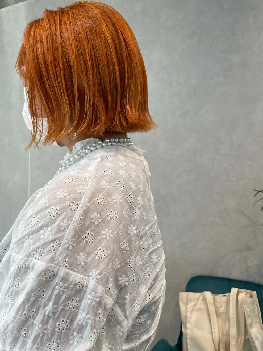 ショート カラー ダブルカラー ヘアカラー ナチュラル透明感🌱 小山美樹子のヘアスタイル