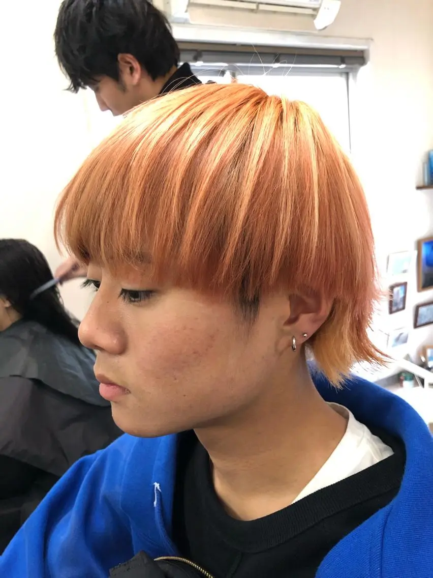 ミディアム ウルフカット 縮毛矯正の達人 ☆ 松本のヘアスタイル