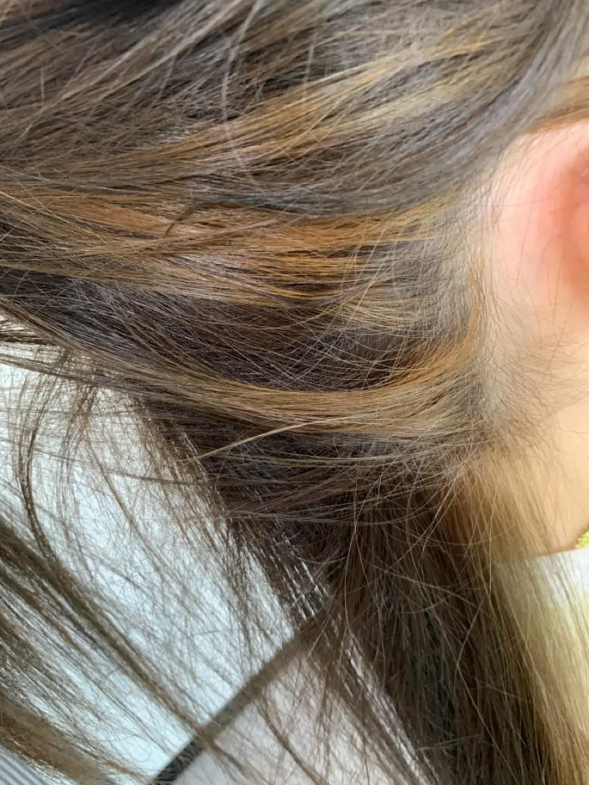 ロング カラー 境 菜摘のヘアスタイル