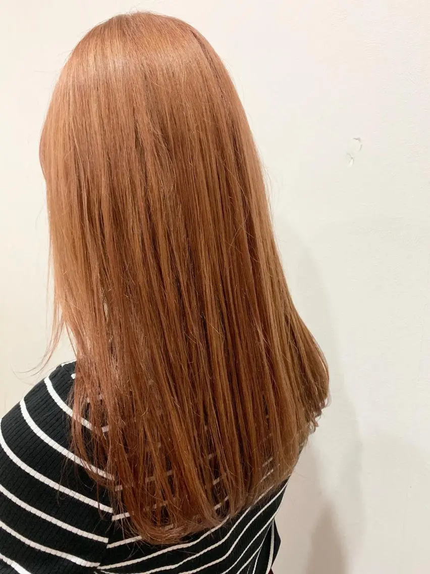 ロング カラー 脱白髪染め美容師 竹内涼乃のヘアスタイル