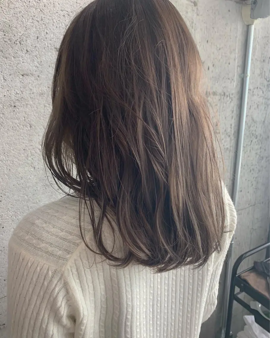 ミディアム カラー 柔らかいカラー🎀 rinaのヘアスタイル