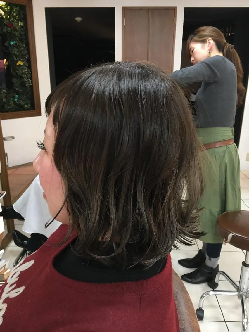 ショート カラー アッシュ 三尾 麻美のマツエク・マツパデザイン