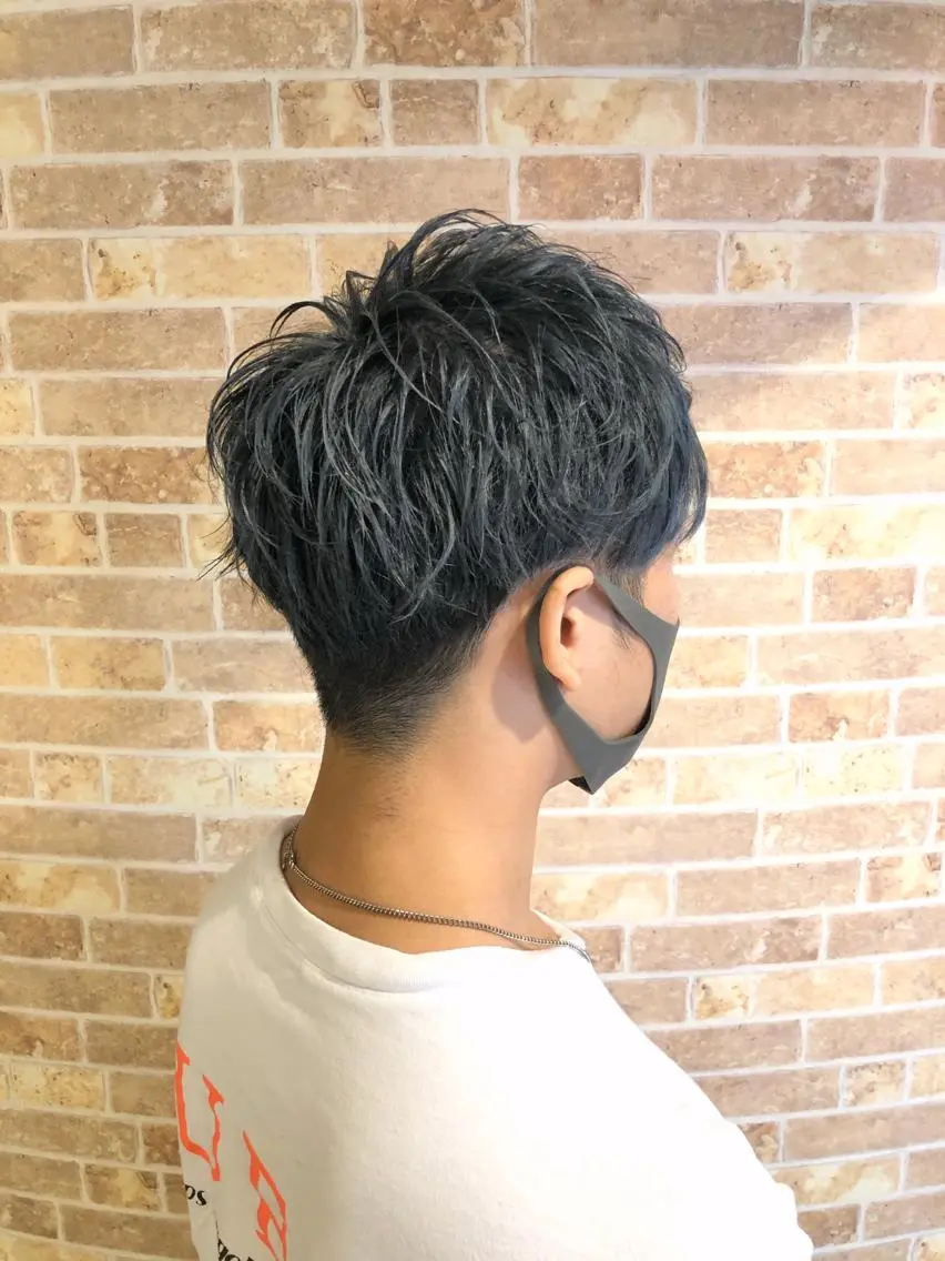 ショート カラー メンズ 中野 竜介のヘアスタイル