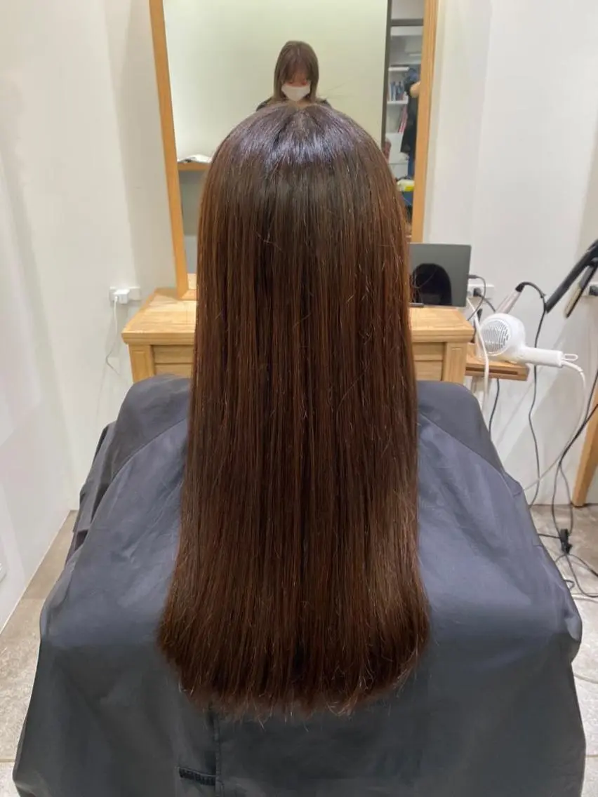 ロング 髪質改善 トリートメント ホリグチ ルナのヘアスタイル