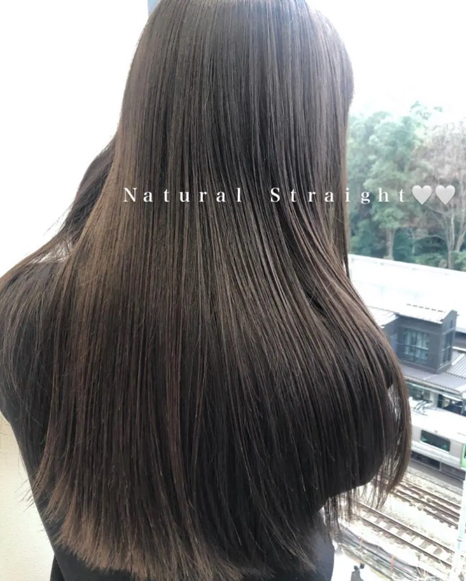 ロング カラー パーマ ヘアアレンジ キッズ 黒髪 くせ毛 髪質改善 縮毛矯正 トリートメント カット 縮毛矯正 stylist 🌸 kana.のヘアスタイル
