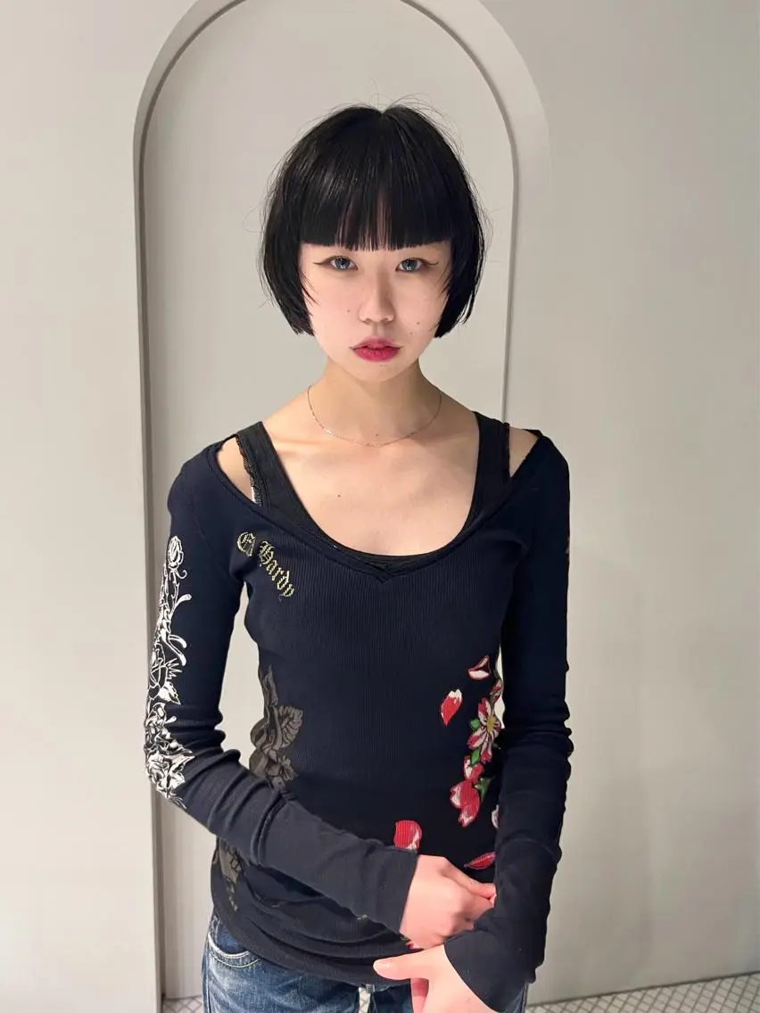 ショート ボブレイヤー ボブ レイヤーカット 丹治 一輝ボブ/ショートのヘアスタイル