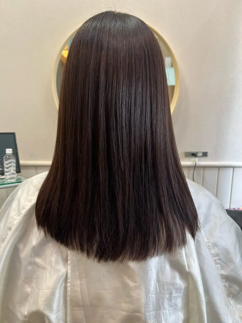 セミロング パーマ 髪質改善 ストレートパーマ 艶髪専門美容師🏄 kazuレスlessのヘアスタイル